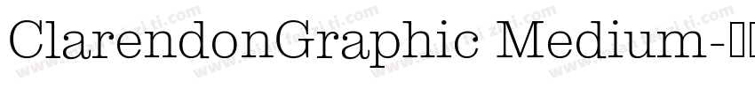ClarendonGraphic Medium字体转换